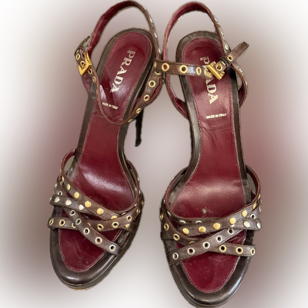 Prada Studded Heel